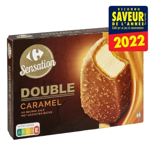 Glaces caramel au beurre salé