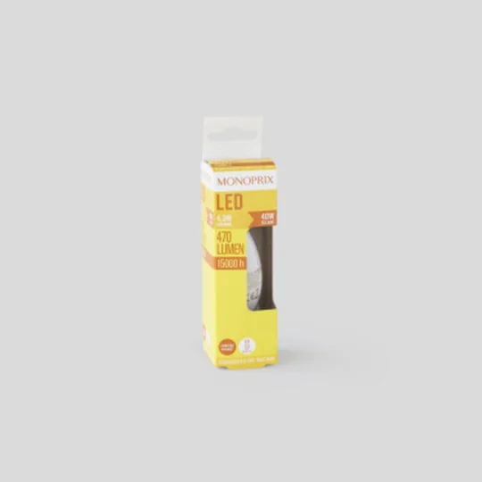 Ampoule Led Flamme 40W E14 470 Lumen
