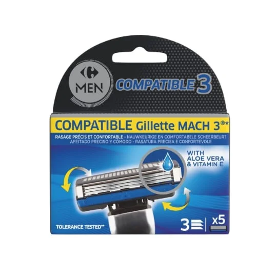 Lames de rasoir compatible Mach 3