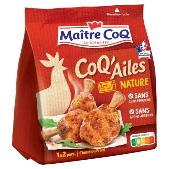 Manchons de poulet nature