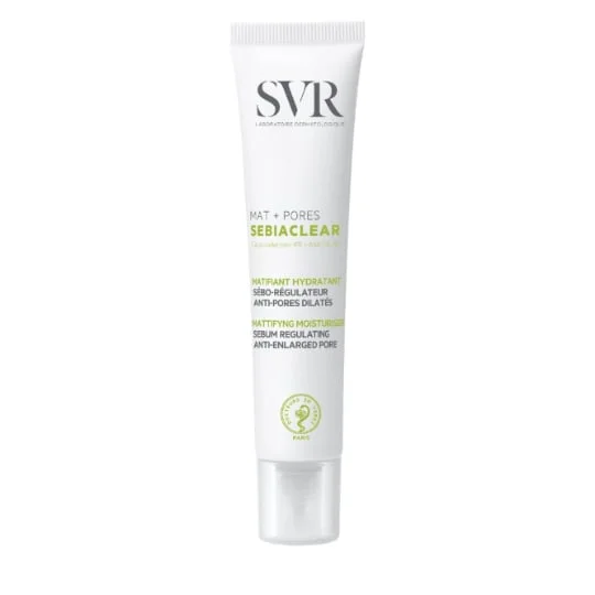 Soin Visage Matifiant Hydratant Sébo-Régulateurs Anti-Pores Dilatés Mat + Pores Sebiaclear