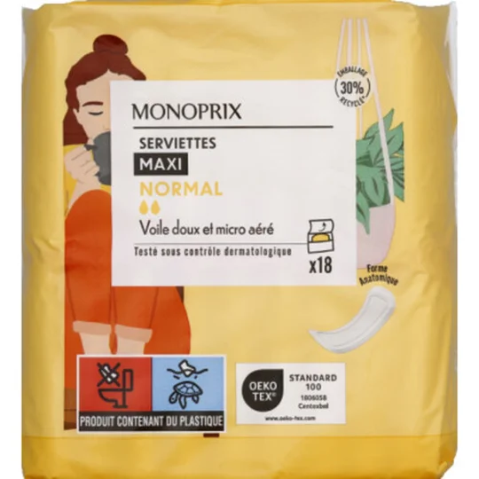Serviettes Maxi Normal