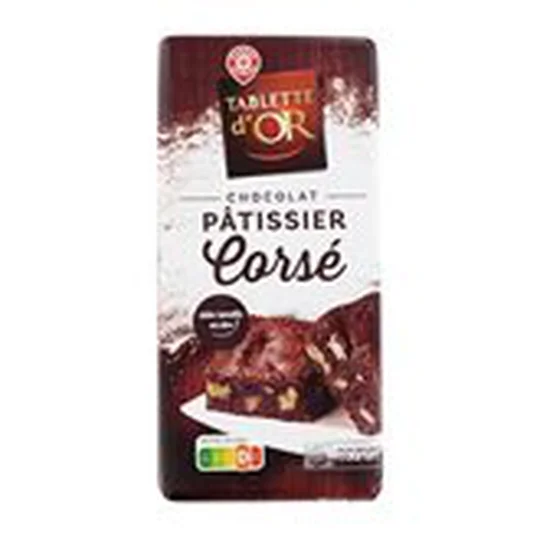 Chocolat Pâtissier Noir corsé - 64% cacao