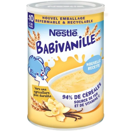 Céréales bébé 10+ mois vanille