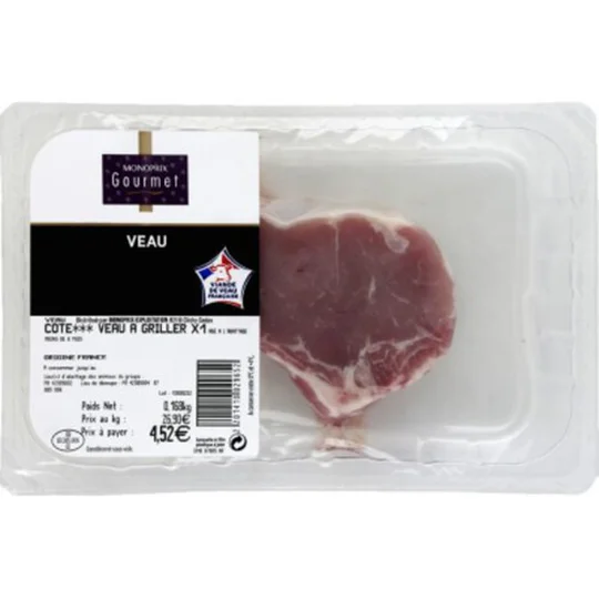 Côte de Veau avec Os