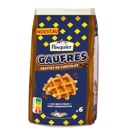 Gaufres aux pépites de chocolat PASQUIER