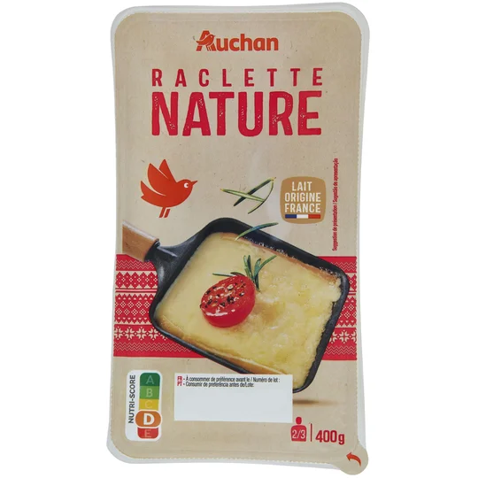 Fromage à raclette nature