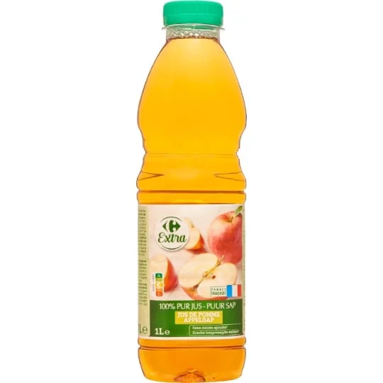 Jus de pomme 100% pur jus