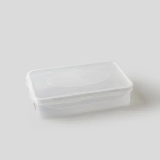 Boîte Pour Congélateur Et Micro-Onde 0,9L, 4 Clips