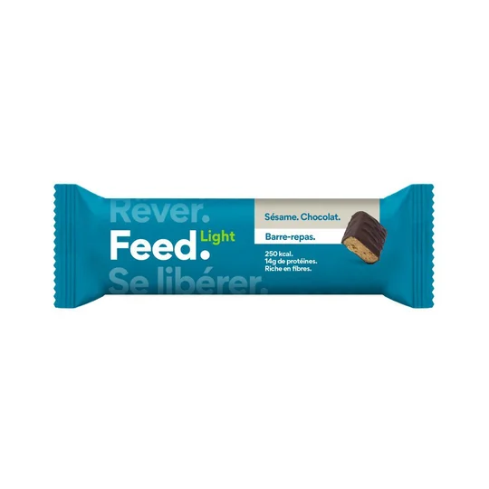 Barre repas sésame chocolat avec konjac, light