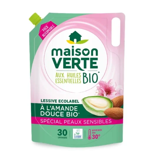 Lessive Savon Végétal, Peaux Sensibles
