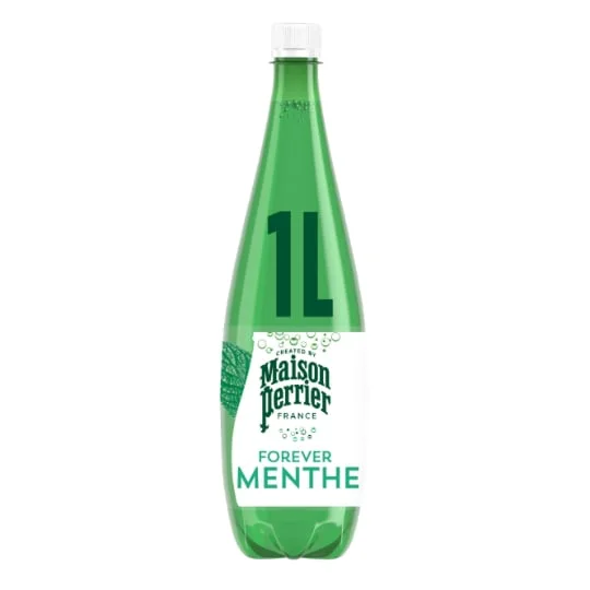 Eau gazeuse aromatisée à la menthe
