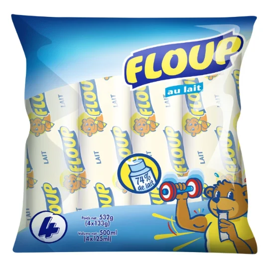 Glace à l'eau au lait vanille