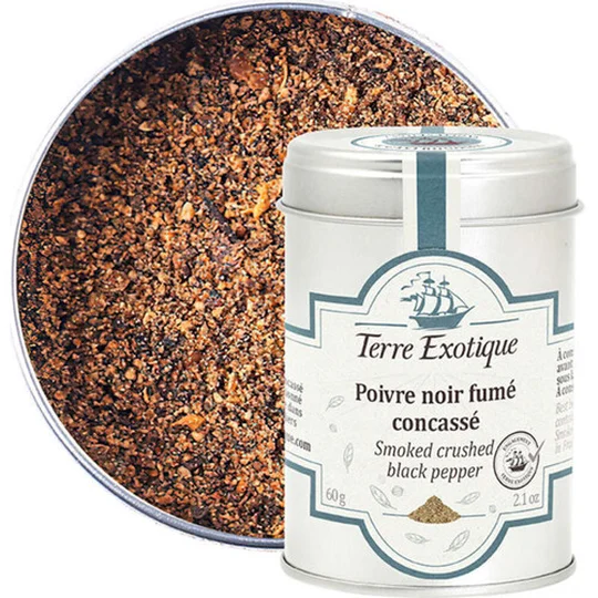 Terre Exotique Poivre Noir Fumé Concassé