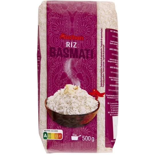 Riz basmati prêt en 11 min