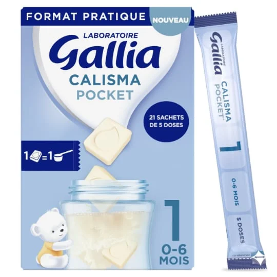 Lait bébé lait bébé en tablettes 1er âge 0-6 mois Calisma Pocket
