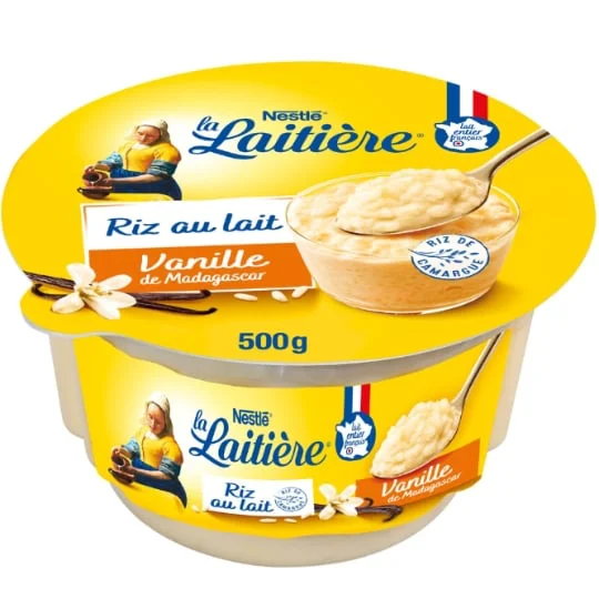 Riz au lait vanille
