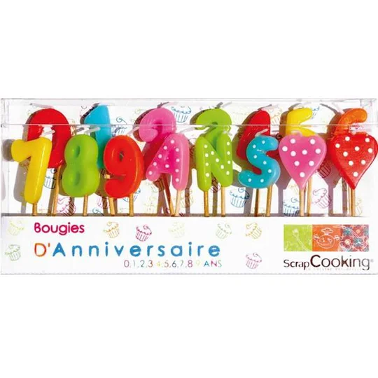 15 bougies 1,2,3 ans