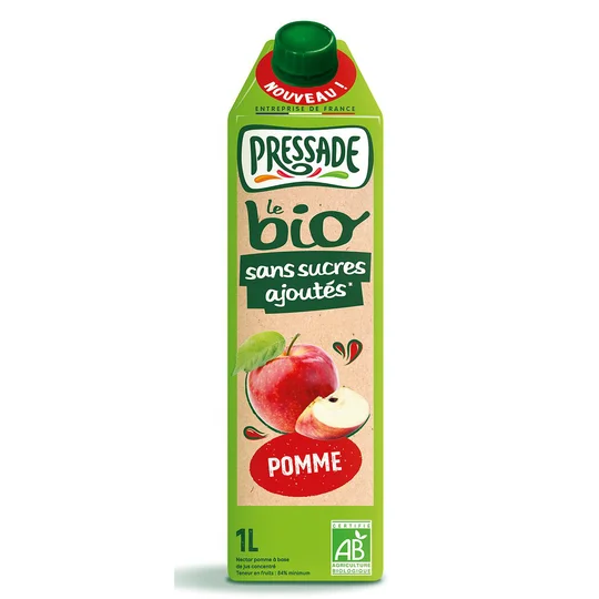 Jus de pomme bio Sans sucre ajouté