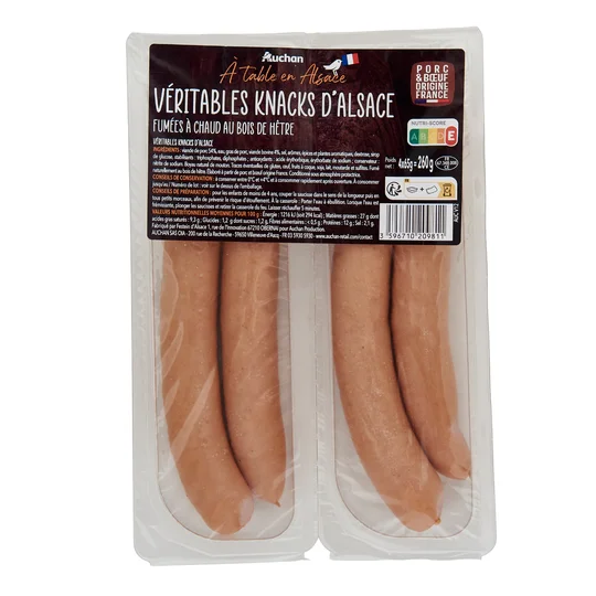 Saucisses Knacks d'Alsace