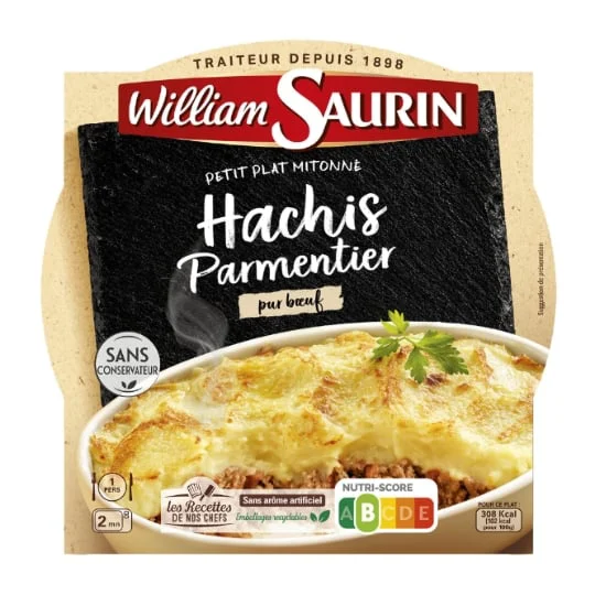 Plat cuisiné hachis parmentier boeuf