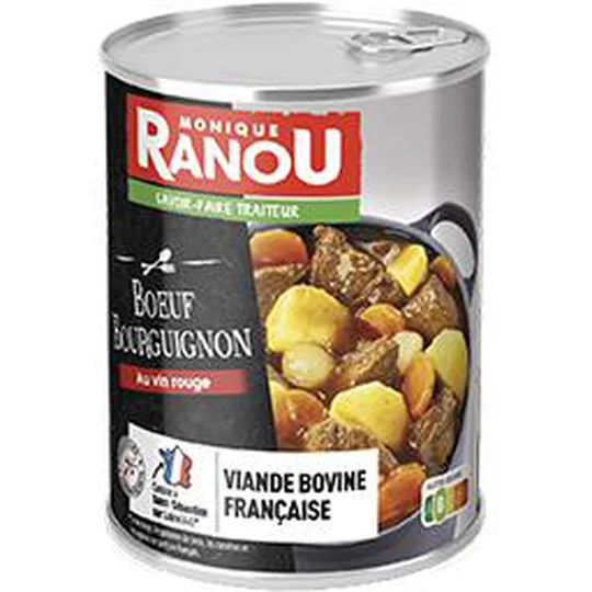 BOeuf Bourguignon au vin rouge