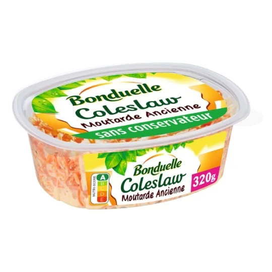 Coleslaw à la moutarde à l'ancienne