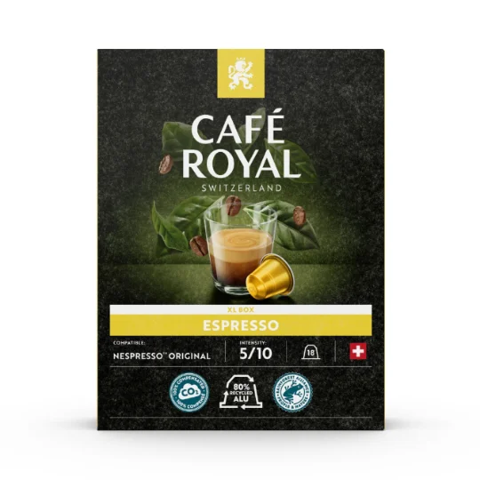 Café capsules Compatibles Nespresso espresso n°5 - x18
