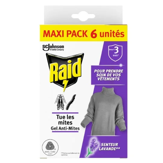 Gel anti-mites senteur lavande