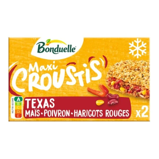 Croustis Maxi Texas Maïs Poivrons Haricots Rouges
