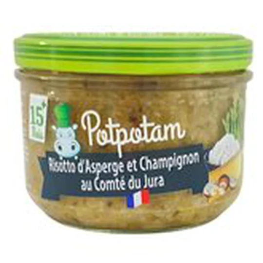 Risotto Asperges Champignon Bio Comté du Jura