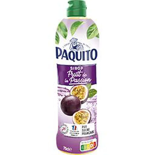 Sirop fruit de la passion