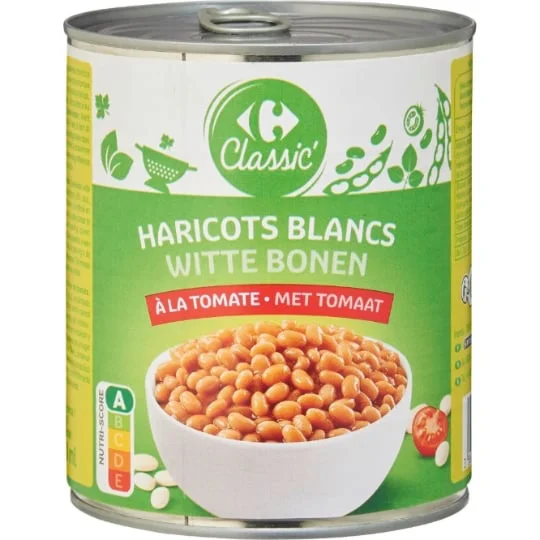 Haricots blancs à la tomate