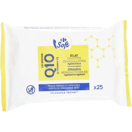 Lingettes démaquillantes Q10