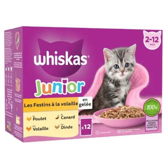 Pâtée pour chaton Les Festins à la Volaille en gelée