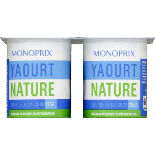 Yaourts nature
