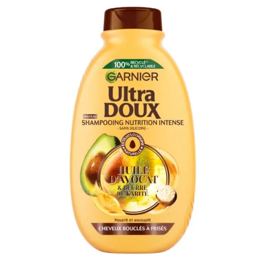 Shampoing Nutrition Intense Cheveux Bouclés Avocat Karité