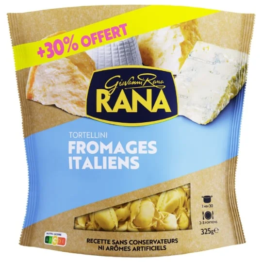 Pate fraiche tortellini fromages italiens