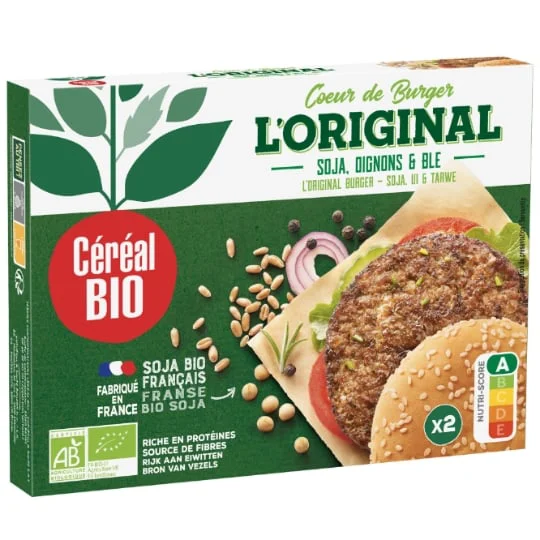 Burger l'Original soja, oignon & blé Bio