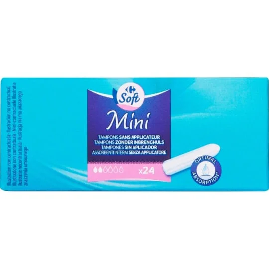 Tampons sans applicateur mini
