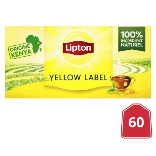 Thé noir Yellow Label x60