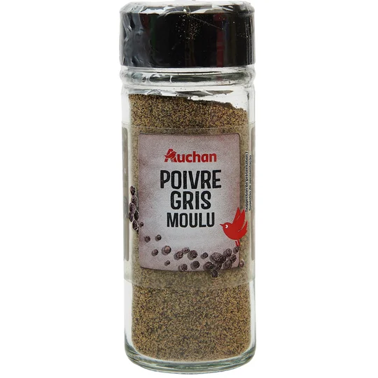 Poivre gris moulu