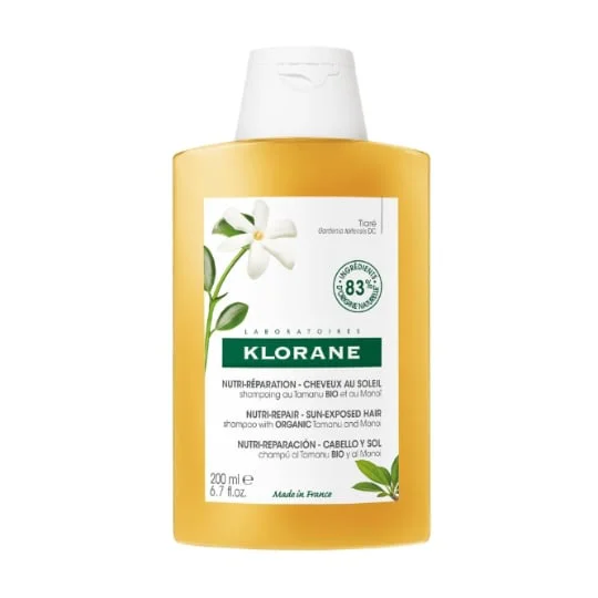 Shampoing Nutritif Après-Soleilpour Cheveux Exposés au Soleil au Monoï & Tamanu Bio