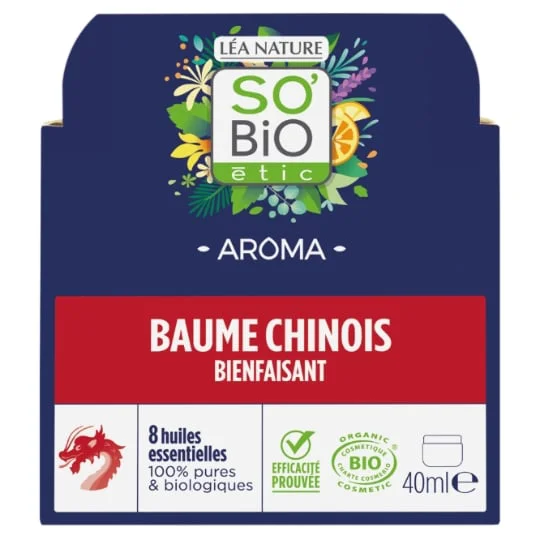 Baume Chinois Bienfaisant aux 7 Huiles Essentielles Bio