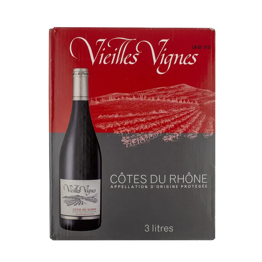 Côtes du Rhône Vielles Vignes, vin rouge