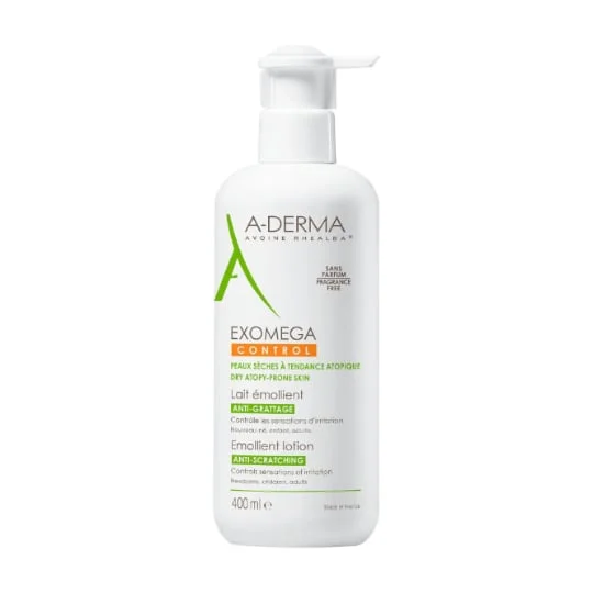 Lait émollient Exomega Control anti-grattage