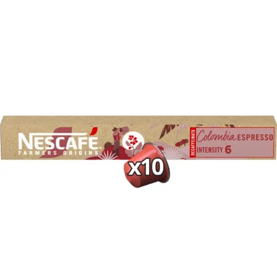 Capsules de café Colombia Espresso Décaf intensité 6