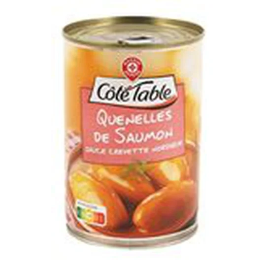 Quenelles saumon Sauce crevette