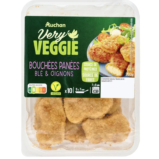 Veggie bouchées blé et oignons