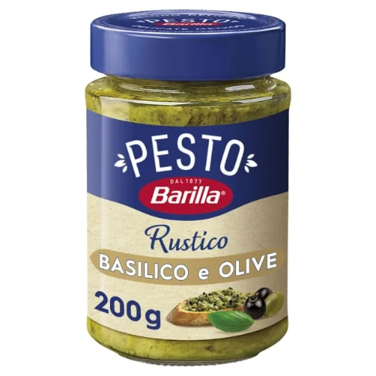 Pesto basilico et olives